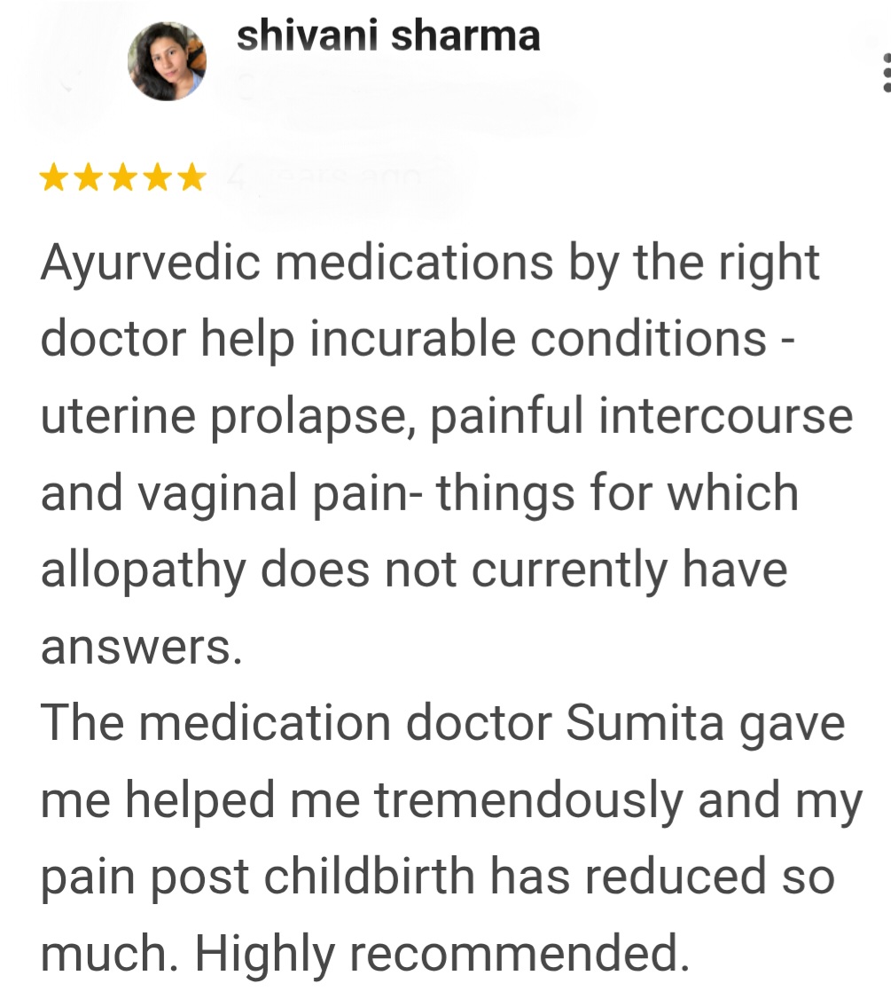 Uterine prolapse painful intercourse better